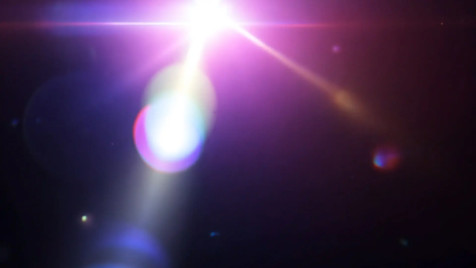 Rainbow Lens Flare Overlay for Documentary Films